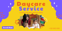 Cloudy Daycare Service Twitter post Image Preview