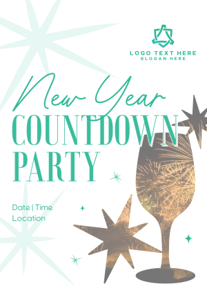 New Year Countdown Party Flyer Image Preview