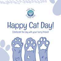 Cat Day Paws Instagram post Image Preview