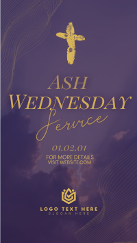 Cloudy Ash Wednesday  Instagram Reel Design