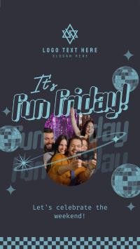 Fun Friday Party Instagram Reel Design