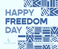 South African Freedom Celebration Facebook Post Design