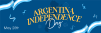 Independence Day of Argentina Twitter Header Design