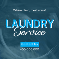 Clean Laundry Service Instagram Post Image Preview