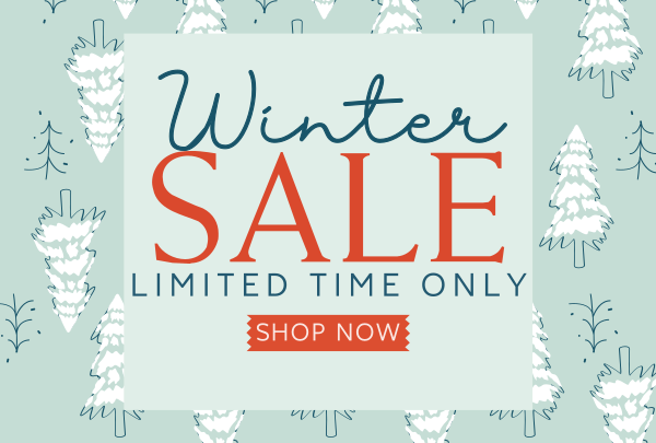 Winter Pines Sale Pinterest Cover Design