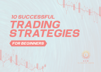 Trading for beginners Postcard Design