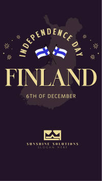 Independence Day For Finland TikTok Video Image Preview