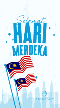 Hari Merdeka Malaysia Instagram story Image Preview