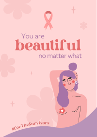 You Are Beautiful Flyer Design