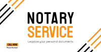 Online Notary Service Facebook ad Image Preview