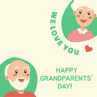 We Love You Grandparents Instagram post Image Preview