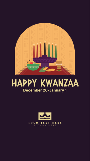 Kwanzaa Window Facebook story Image Preview