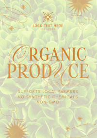 Minimalist Organic Produce Flyer Image Preview