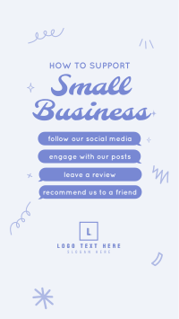 Support Small Business YouTube short Image Preview