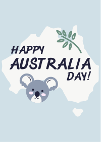 Koala Australia Day Flyer Image Preview