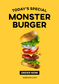 Chef's Special Burger Poster Image Preview