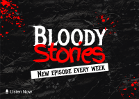 Bloody Stories Postcard Image Preview