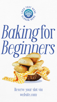 Baking for Beginners TikTok video Image Preview