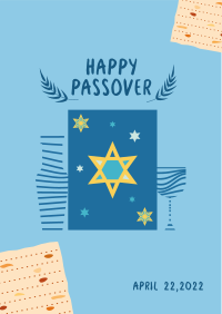 Passover Day Haggadah Flyer Design