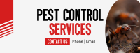 Pest Control Business Services Facebook cover Image Preview