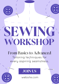 Sewing Workshop Poster Preview