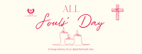 Soul's Day Candle Facebook Cover Design