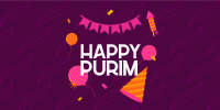 Purim Jewish Festival Twitter post Image Preview