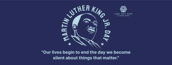 Martin Luther King Jr. Facebook Cover Design Image Preview