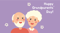 Grandparents Day Illustration Greeting Facebook Event Cover Design