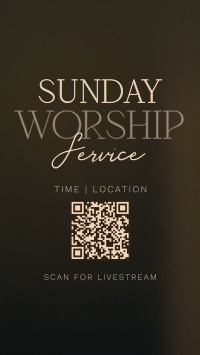Radiant Sunday Church Service Facebook Story Design