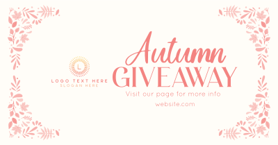 Autumn Giveaway Post Facebook ad Image Preview