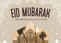 Starry Eid Al Fitr Postcard Image Preview