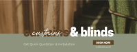 Curtains & Blinds Business Facebook Cover Design