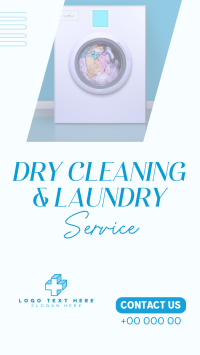 Quality Dry Cleaning Laundry TikTok Video Preview