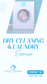 Quality Dry Cleaning Laundry TikTok Video Image Preview