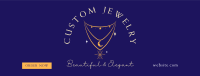 Custom Jewelries Facebook Cover Design