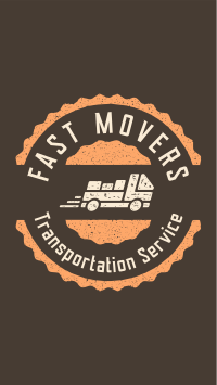 Movers Truck Badge TikTok Video Image Preview