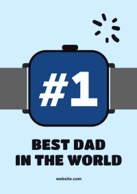 Dad Watch Poster Design