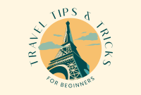 Paris Travel Booking Pinterest Cover Design