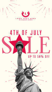 4th of July Sale TikTok video Image Preview