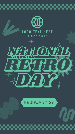 Nostalgic Retro Day Instagram story Image Preview