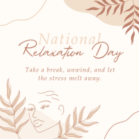 National Relaxation Day Instagram post Image Preview
