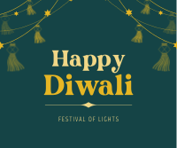 Diwali Festival Facebook Post Design