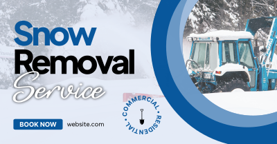 Snow Removal Service Facebook ad Image Preview