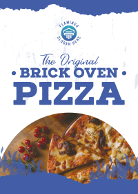 Brick Oven Pizza Poster Design