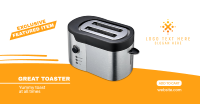 Great Toaster Facebook ad Image Preview