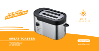 Great Toaster Facebook Ad Design