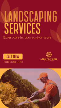 Professional Landscape Services Instagram story Image Preview