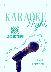 Karaoke Bar Poster Image Preview