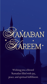 Ramadan Sunset Facebook Story Design